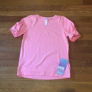 Lululemon kids line (ivivva) pink shirt